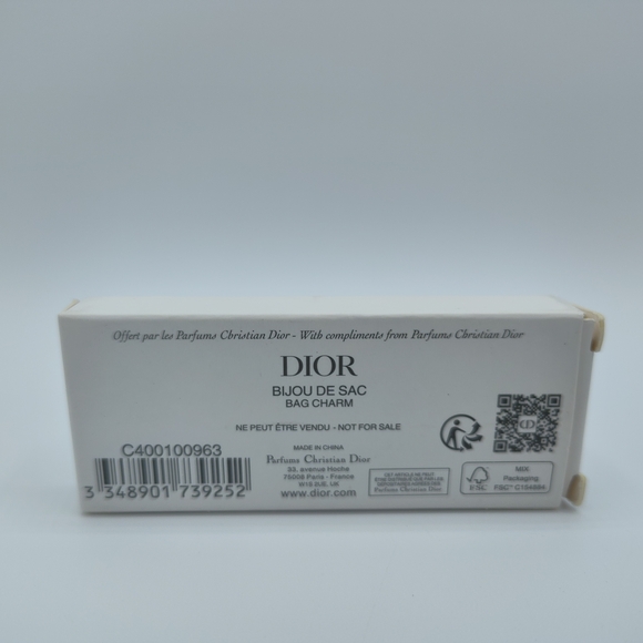Dior J’adore Gold Bag Charm Keychain Bijou de Sac Gift Holiday NIB - Picture 3 of 4